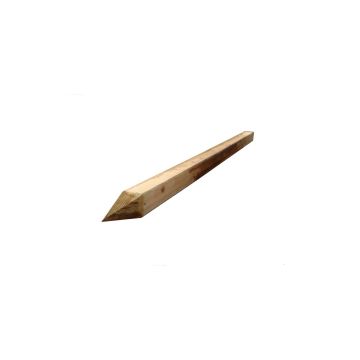 GUERCIO - PALO QUADRO DI LEGNO DI PINO IMPREGNATO CON PUNTA MIS. 150 X 7 X 7 CM