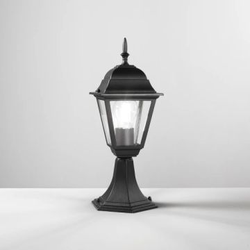 LAMPADA DA TERRA LANTERNA NANETTO PER ESTERNO COLORE NERO 1XE27 IP44 ROMA FAN