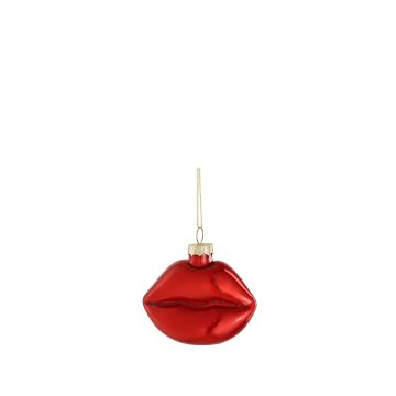 EDELMAN - DECORAZIONE LABBRA ROSSE DA APPENDERE 11,5X5,5X8,5CM EDELMAN