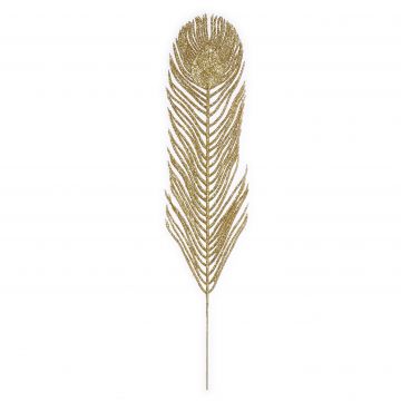 INGES'S CHRISTMAS - PIUMA  ORO GLITTER CM 51 PLASTICA