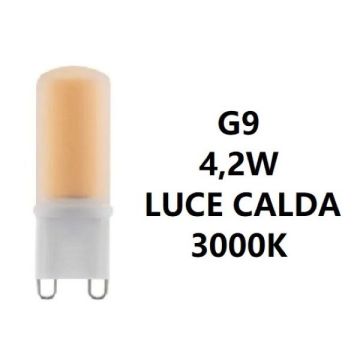 G9 LAMPADINA A LED 4,2W LUCE CALDA 3000K 470 LUMEN BOT LIGHTING G9 LAMPADINA A LED 4,2W LUCE CALDA 3000K 470 LUMEN BOT LIGHTING