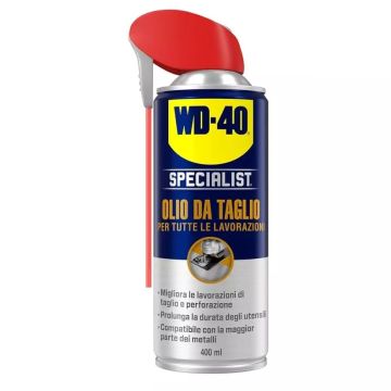 RHUTTEN - WD40 OLIO DA TAGLIO SPRAY 400 ML LAVORAZIONE METALLI FORATURA FILETTATURA