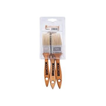 PENNELLIFICIO 2000 - KIT 3 PENNELLI FIBRE SINTETICHE PER IDROPITTURA O RIFINITURE