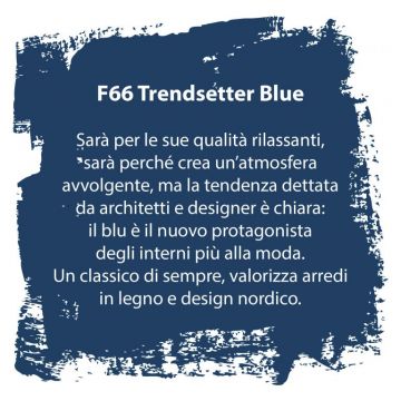 FLEUR - FLEUR CHALKY COLORE OPACO EFFETTO GESSO 750 ML F66 TRENDSETTER BLUE