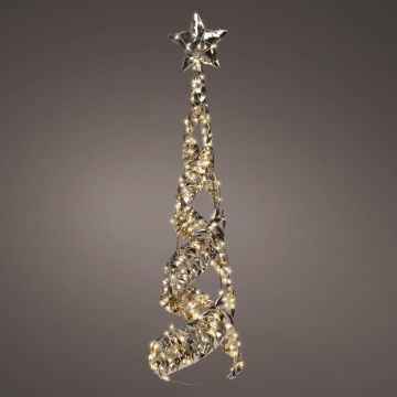 ALBERO CONO ORO LED BIANCO CALDO PER USO ESTERNO DIAMETRO 20X 80H CM ALBERO CONO ORO LED BIANCO CALDO PER USO ESTERNO DIAMETRO 20X 80H CM