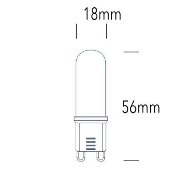 BOT LIGHTING S.R.L. - G9 LAMPADINA A LED 4,2W LUCE NATURALE 4000K 470 LUMEN BOT LIGHTING