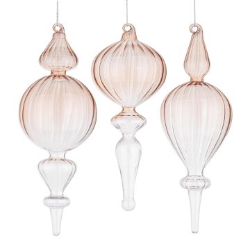 CONFEZIONE 3 PENDAGLI ASS VETRO NUANCE BEIGE CONFEZIONE 3 PENDAGLI ASS VETRO NUANCE BEIGE