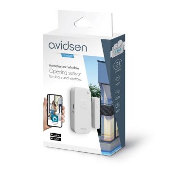 AVIDSEN - RILEVATORE APERTURA PORTE FINESTRE WIFI SMART PER SICUREZZA INTERNI AVIDSEN