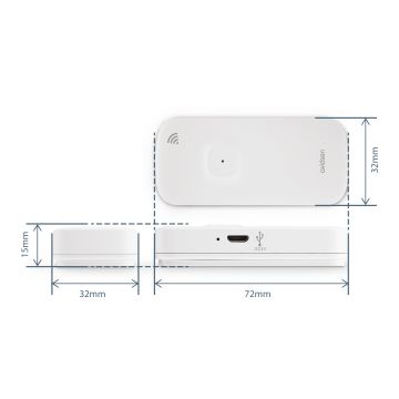 AVIDSEN - RILEVATORE APERTURA PORTE FINESTRE WIFI SMART PER SICUREZZA INTERNI AVIDSEN