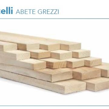 LISTELLO ABETE GREZZO 2000X40X30