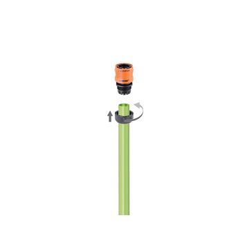 CLABER - RACCORDO RAPIDO DA GIARDINO MEZZO POLLICE CON SISTEMA AQUASTOP CLABER
