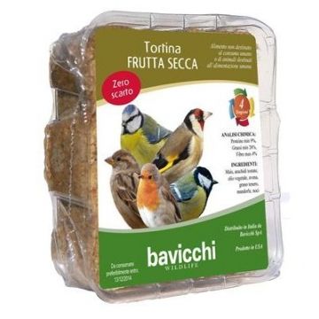 TORTINA ALLE NOCI PER UCCELLI SELVATICI DA GR 315 DI BAVICCHI TORTINA ALLE NOCI PER UCCELLI SELVATICI DA GR 315 DI BAVICCHI