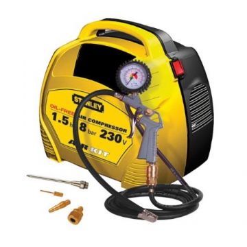 AIR KIT COMPRESSOR STANLEY SENZA SERBATOIO 8 BAR AIR KIT COMPRESSOR STANLEY SENZA SERBATOIO 8 BAR
