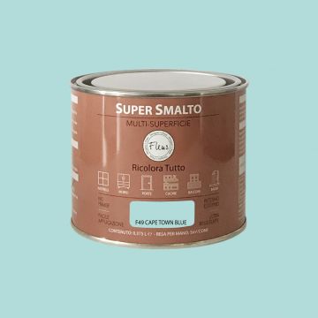 FLEUR SUPER SMALTO MULTI-SUPERFICIE 375ML F49 CAPE TOWN BLUE FLEUR SUPER SMALTO MULTI-SUPERFICIE 375ML F49 CAPE TOWN BLUE