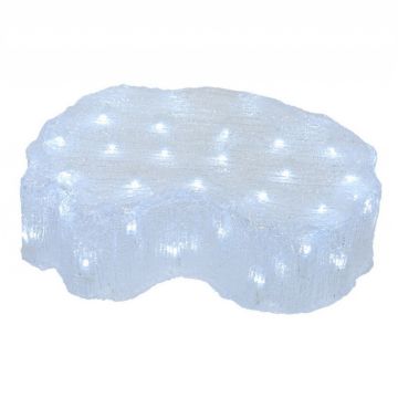 KAEMINGK - GHIACCIO LED TRASPARENTE L.40X11XH.28CM