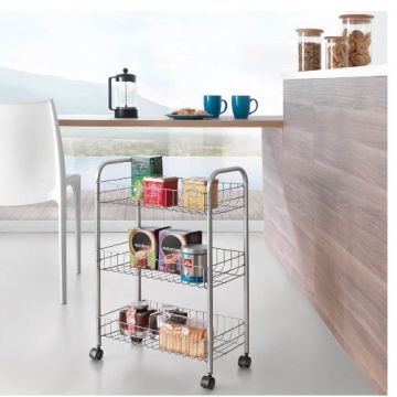 METALTEX - SCAFFALETTO LUGANO 3 PIANI  POLYTHERM 41X26X64