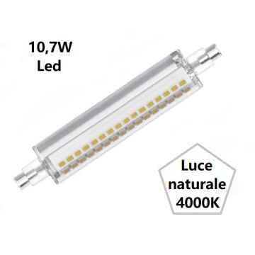 R7S LAMPADINA LINEARE A LED 10,7W LUCE NATURALE 4000K BOT LIGHTING R7S LAMPADINA LINEARE A LED 10,7W LUCE NATURALE 4000K BOT LIGHTING