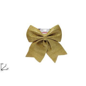 FIOCCO GLITTERATO SPUGNA CM 28X38 ORO