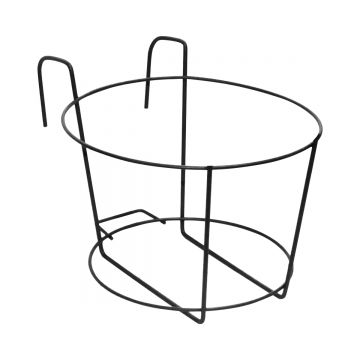 MONDO VERDE - BALCONIERA TONDA D 26 CM ANTRACITE