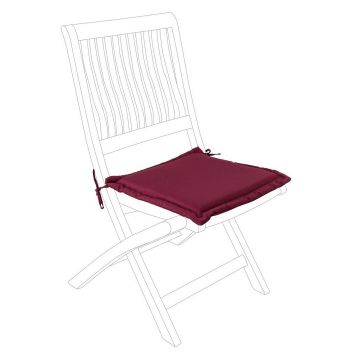 CUSCINO BORDEAUX SEDUTA QUADRATA