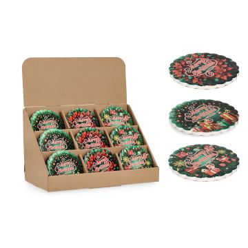 SOTTOBICCHIERE NATALIZIO CERAMICA GWEN ASSORTITI DIAMETRO 10,3 BIZZOO PREZZO CAD SOTTOBICCHIERE NATALIZIO CERAMICA GWEN ASSORTITI DIAMETRO 10,3 BIZZOO PREZZO CAD