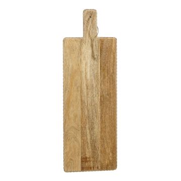 TAGLIERE IN LEGNO DA CUCINA E DA PORTATA CON MANICO 60X20X2 CM FSC 100% EDELMANN