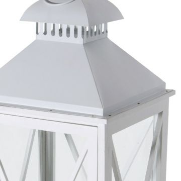 VERDELOOK - LANTERNA ARLES BIANCA 24X24X65