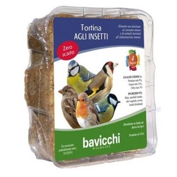 TORTINA INSETTI PER UCCELLI SELVATICI DA 315G DI BAVICCHI TORTINA INSETTI PER UCCELLI SELVATICI DA 315G DI BAVICCHI