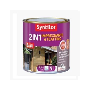 2 IN 1 IMPREGNANTE E FLATTING  BIANCO LUCIDO  0,5 LT
