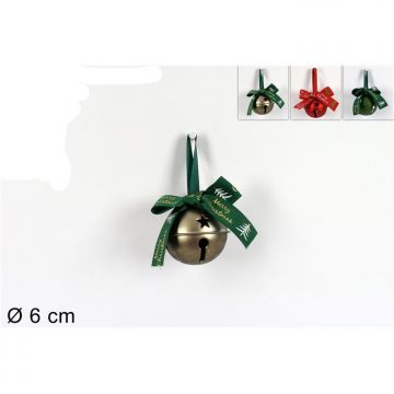 DUE ESSE CHRISTMAS - CAMPANELLINO 6CM  PREZZO CADUNO INDICARE IL COLORE PREFERITO