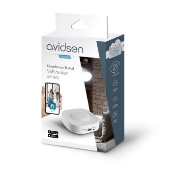 AVIDSEN - SENSORE DI MOVIMENTO WIFI PIR PER ILLUMINAZIONE AUTOMATICA INTERNI AVIDSEN