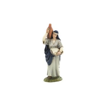PASTORELLA CON BROCCA PER PRESEPE DA 12 CM PASTORELLA CON BROCCA PER PRESEPE DA 12 CM
