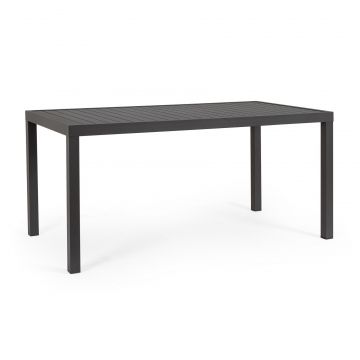 TAVOLO HILDE 150X80X75H CM ANTRACITE DA ESTERNO BIZZOTTO TAVOLO HILDE 150X80X75H CM ANTRACITE DA ESTERNO BIZZOTTO