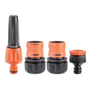 CLABER - KIT IRRIGAZIONE DA GIARDINO CON LANCIA E RACCORDI PER TUBO 3/4 POLLICE CLABER ST