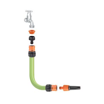 CLABER - KIT IRRIGAZIONE DA GIARDINO CON LANCIA E RACCORDI PER TUBO 3/4 POLLICE CLABER ST