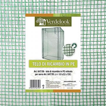 VERDELOOK - TELO RICAMBIO SERRA TERRAZZO PVC TRASPARENTE 647/55