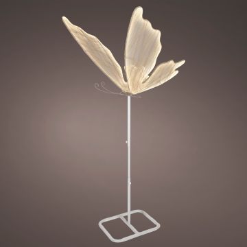 FARFALLA LED BIANCO CALDO IN TESSUTO SOLO PER INTERNO 93X100X195H CM FARFALLA LED BIANCO CALDO IN TESSUTO SOLO PER INTERNO 93X100X195H CM