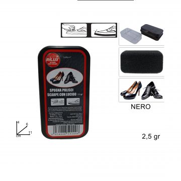 DUE ESSE CHRISTMAS - SPUGNA PULISCI SCARPE LIQUIDO NERO