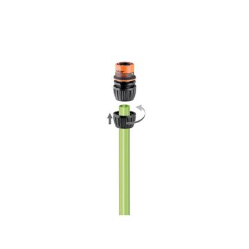 CLABER - RACCORDO UNIVERSALE PER GIARDNIO ERGOGRIP PER TUBI D12,5 D15 D19 MM CLABER