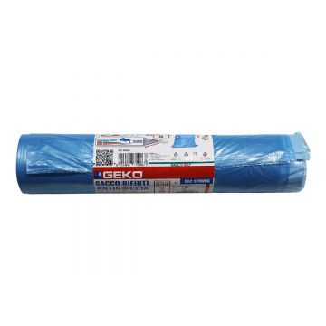 BIO.C. - SACCO PER RIFIUTI AZZURRO TRASPARENTE 72X110 35 MICRON 8PZ