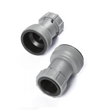 BESTWAY - ADATTATORE PER TUBO, CONNETTE TUBI DA 3,8 A VALVOLE PISCINA DA 3,2 CM