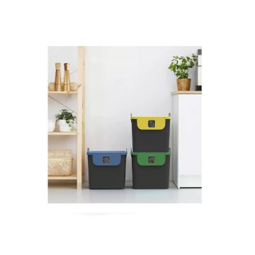 ROTHO - SET 3 PATTUMIERE RACCOLTA DIFFERENZIATA 30LT