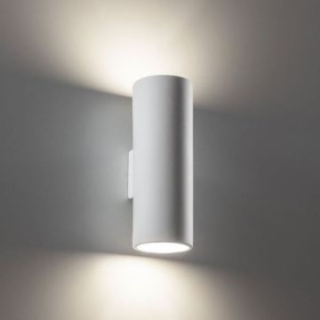 BELFIORE S.R.L. - APPLIQUE DA PARETE BIANCA DOPPIA EMISSIONE 2XG9 NICE BELFIORE