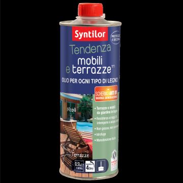 SYNTILOR - OLIO TENDENZA MOBILI E TERRAZZE 0,5 LT NATURALE
