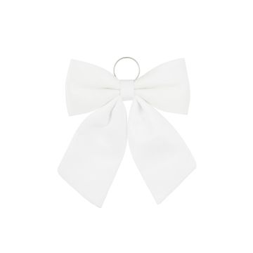 FIOCCO NATALIZIO DECORATIVO BIANCO PER ALBERO E PORTA 32X40 CM EDELMANN