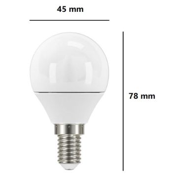 BOT LIGHTING S.R.L. - LAMPADINA SFERA PICCOLA A LED 2,7W LUCE NATURALE 4000K 250 LUMEN E14 BOT