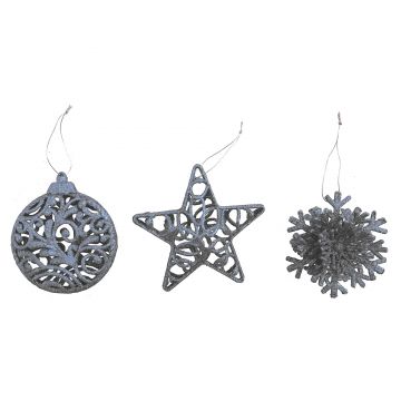 ADDOBBO 3D GLITTER ARGENTO 10-12CM PREZZO CADUNO INDICARE LA PREFERENZA ADDOBBO 3D GLITTER ARGENTO 10-12CM PREZZO CADUNO INDICARE LA PREFERENZA