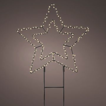 KAEMINGK - STELLA DI METALLO CON LED LUCE CALDA DIAM 38CM