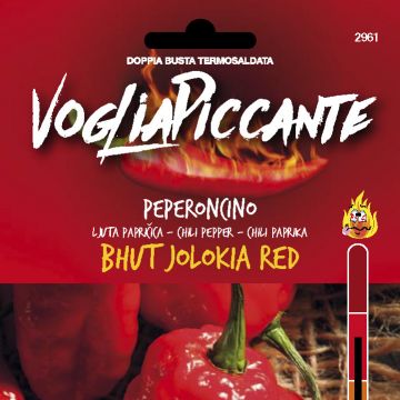 SEMENTI DOTTO - SEMENTI HOT PEPPERS BHUT JOLOKIA RED