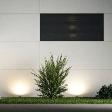 BENEITO FAURE - FARO PROIETTORE PER ESTERNO A LED 20W SWITCH 4CCT NERO SKY BENEITO